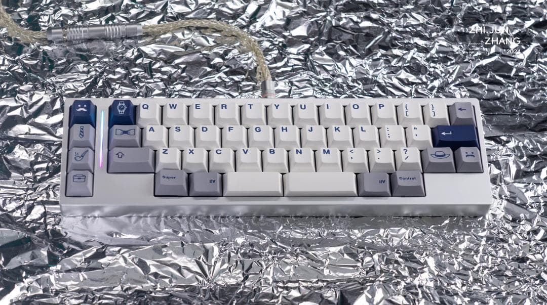 キーボード delta50　シルバー