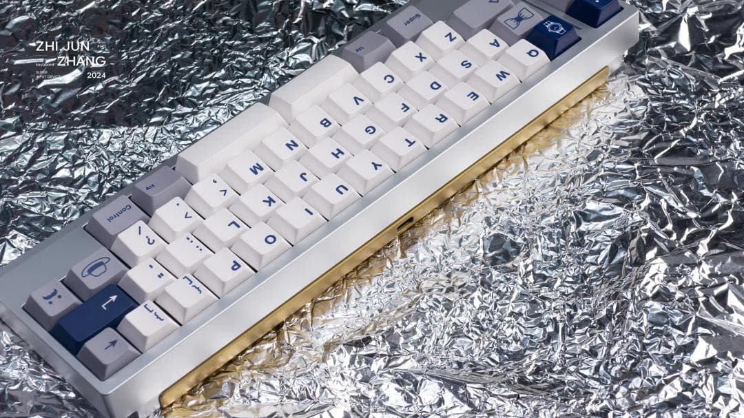 キーボード delta50　シルバー