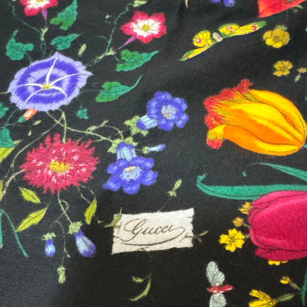 Gucci 花柄 シルクストール