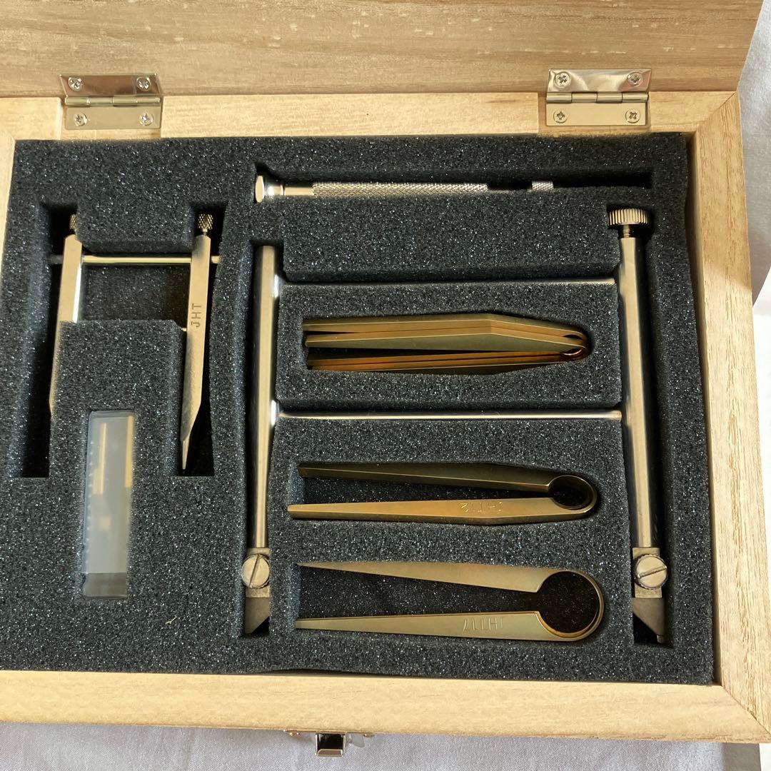 JHT カメラ工具セット 木製ケース付き