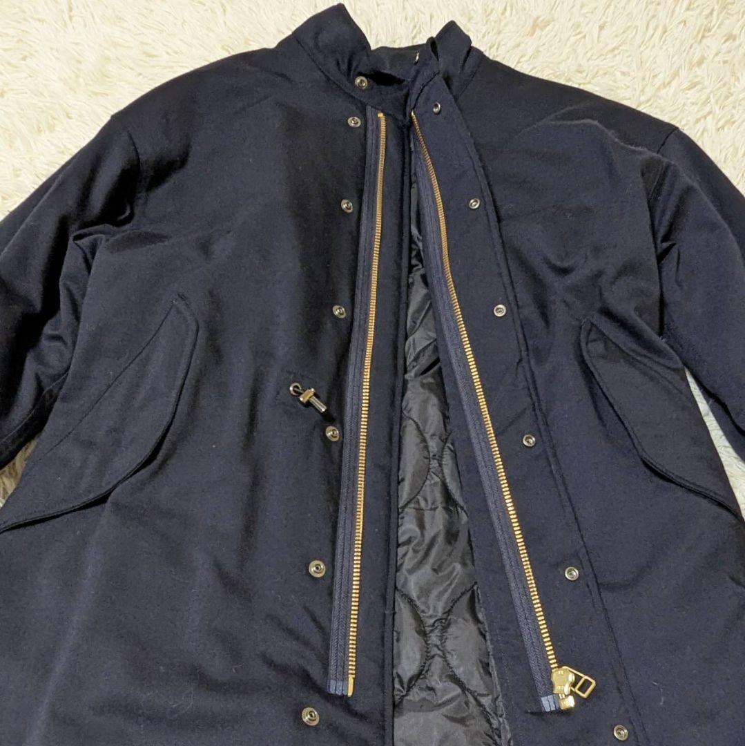 スピック＆スパン 22AW M51 中綿 モッズコート ネイビー S