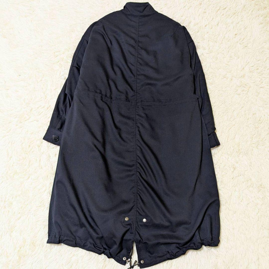 スピック＆スパン 22AW M51 中綿 モッズコート ネイビー S