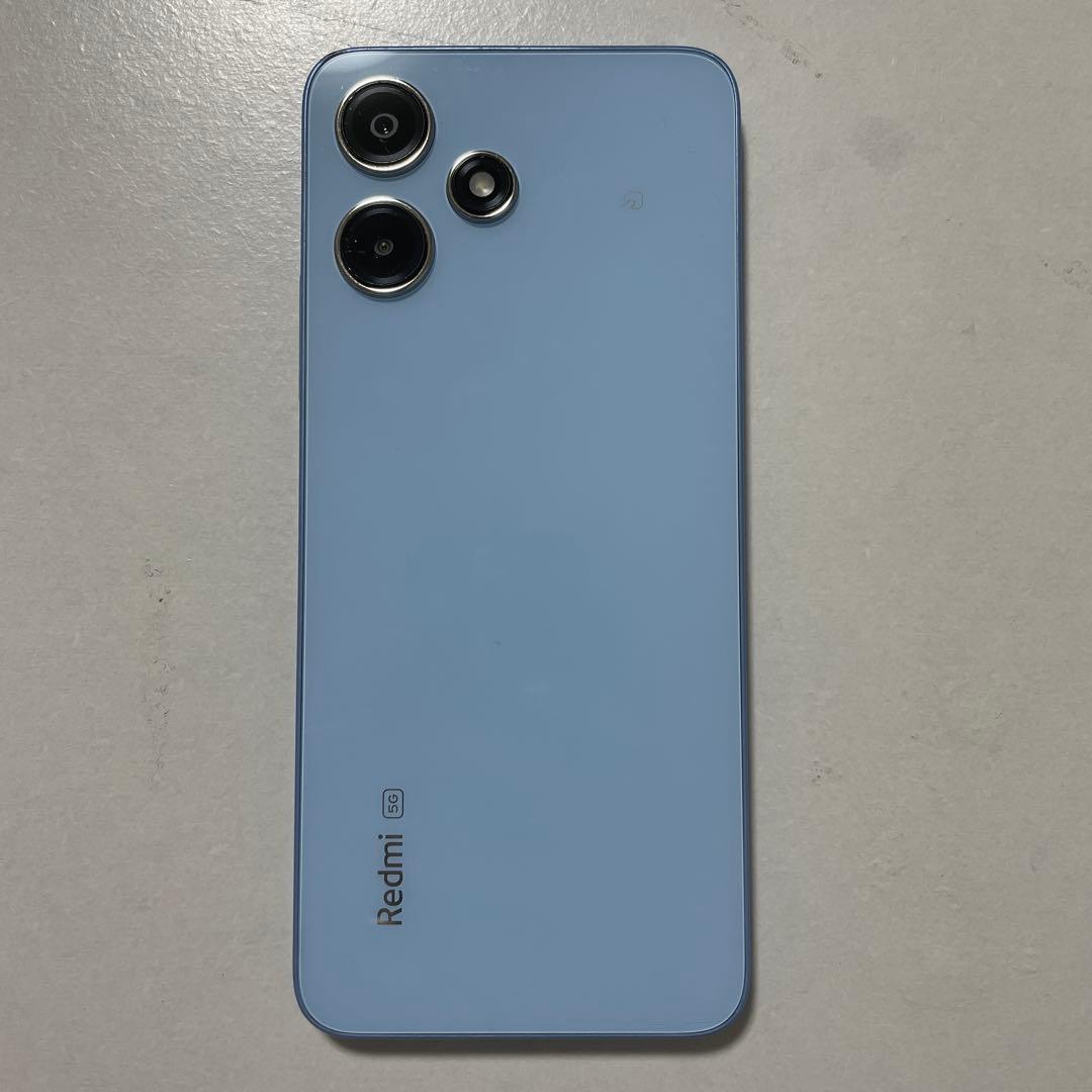 REDMI 12 5G ブルー　カメラ割れあり