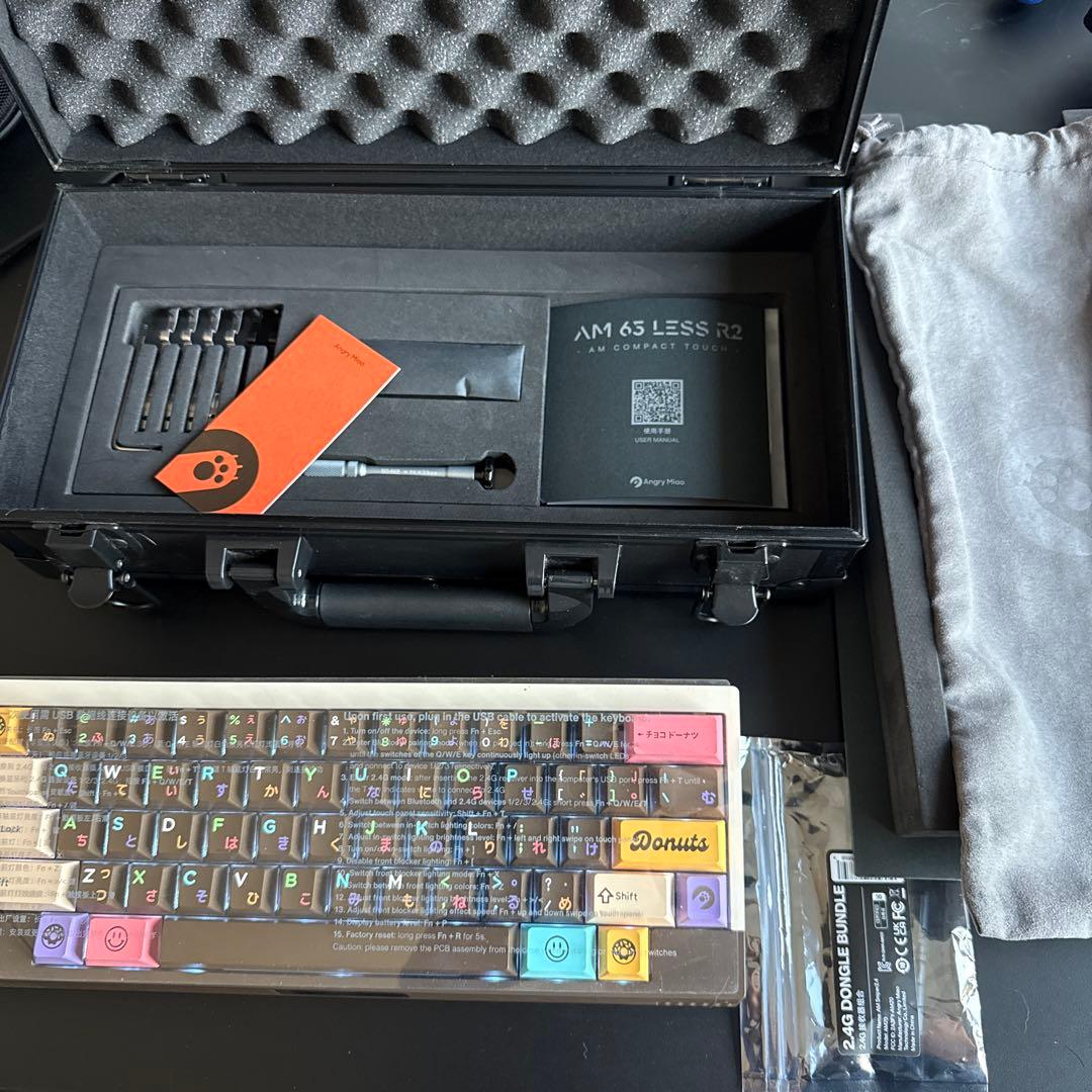 Angry Miao AM 65 Less R2 Donuts キーボード 本体