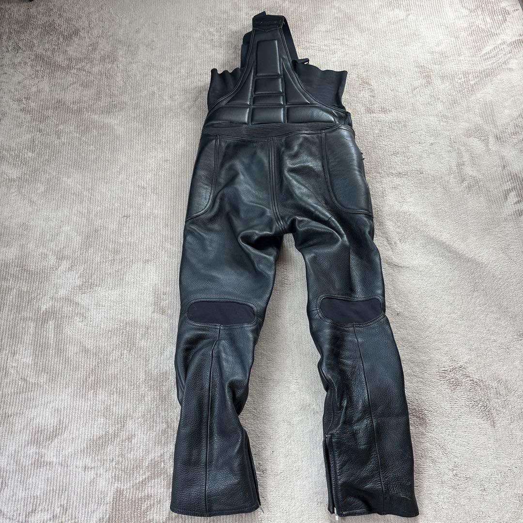 【希少XLサイズ】KADOYAデフュージョンパンツ レザー　ブラック　バイク