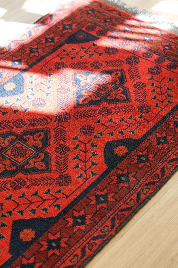 Halo 194×83cm 手織り絨毯 カールモハメディ ランナー