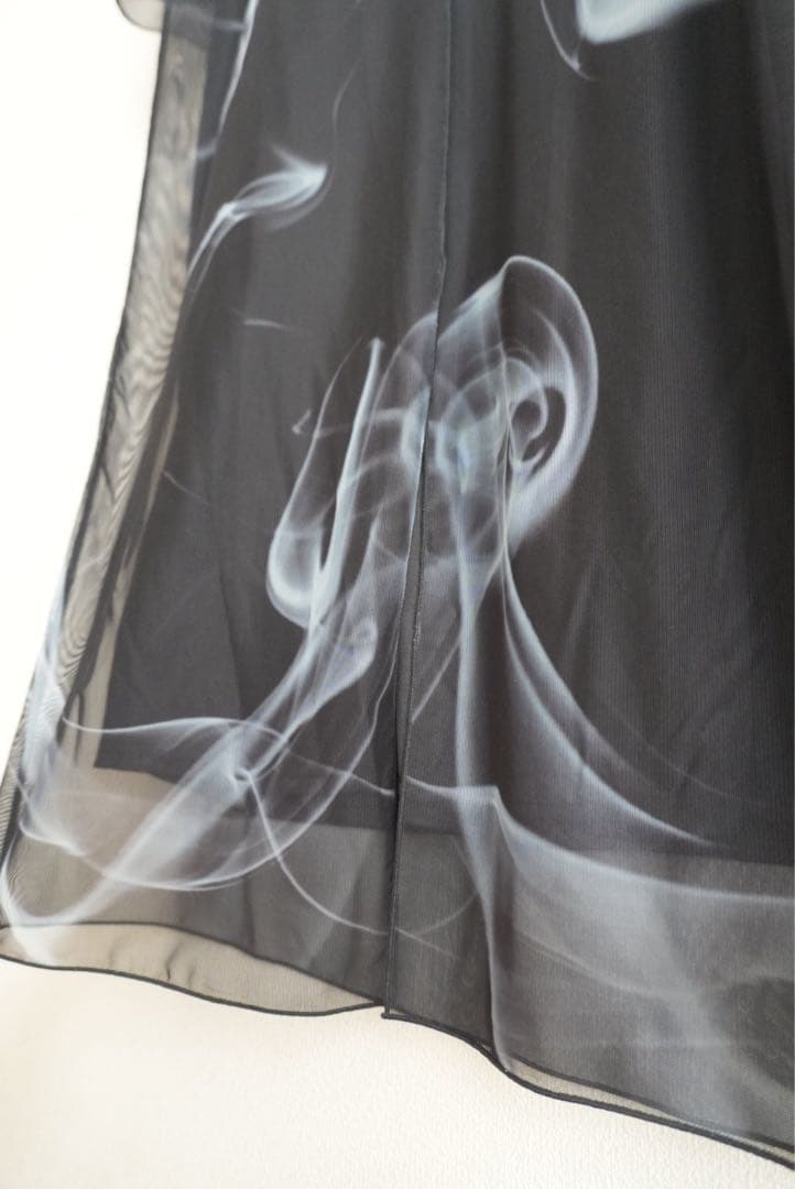 【美品/Mサイズ】AMERI CURL OF SMOKE SHEER DRESS