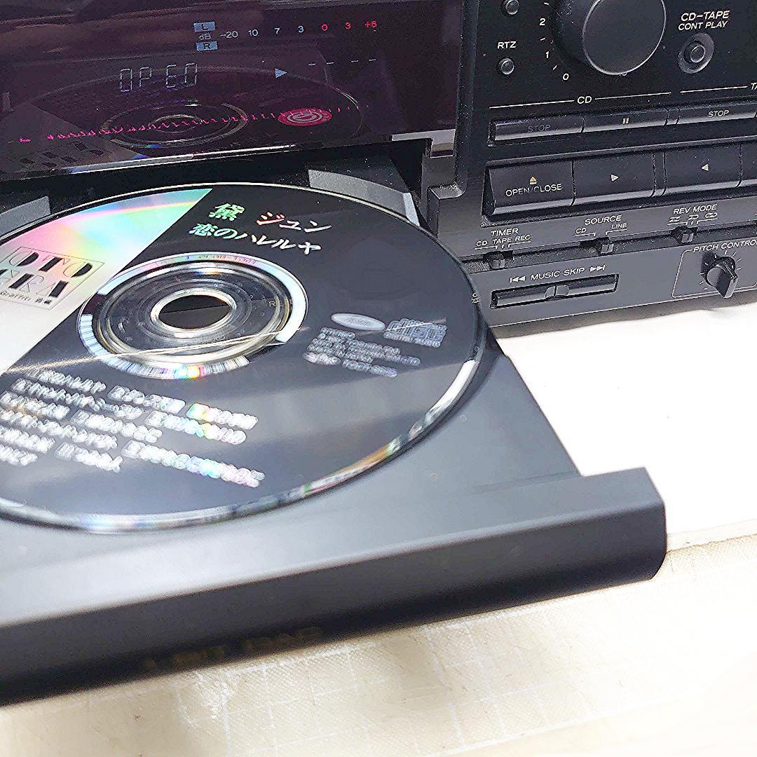 【TEAC】 AD-500｜CDプレーヤー＋カセットデッキ｜一体型｜リモコン付属