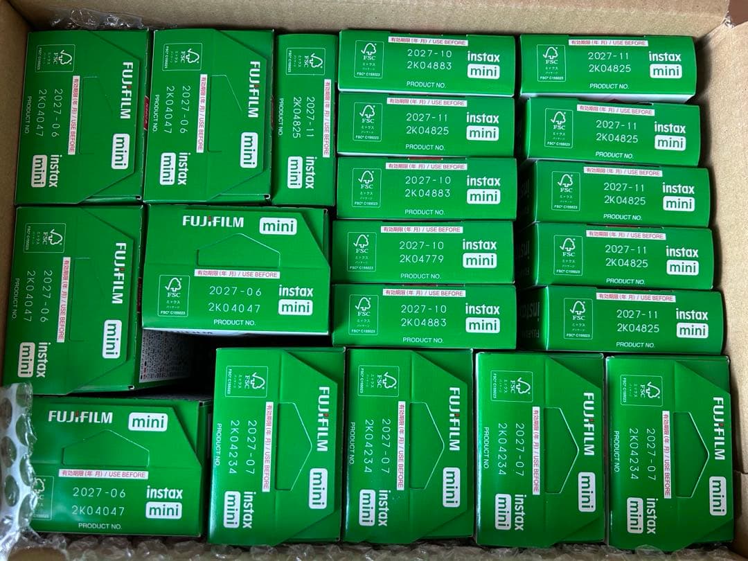 FUJIFILM チェキフィルム INSTAX 無地 まとめ売り 290枚 新品