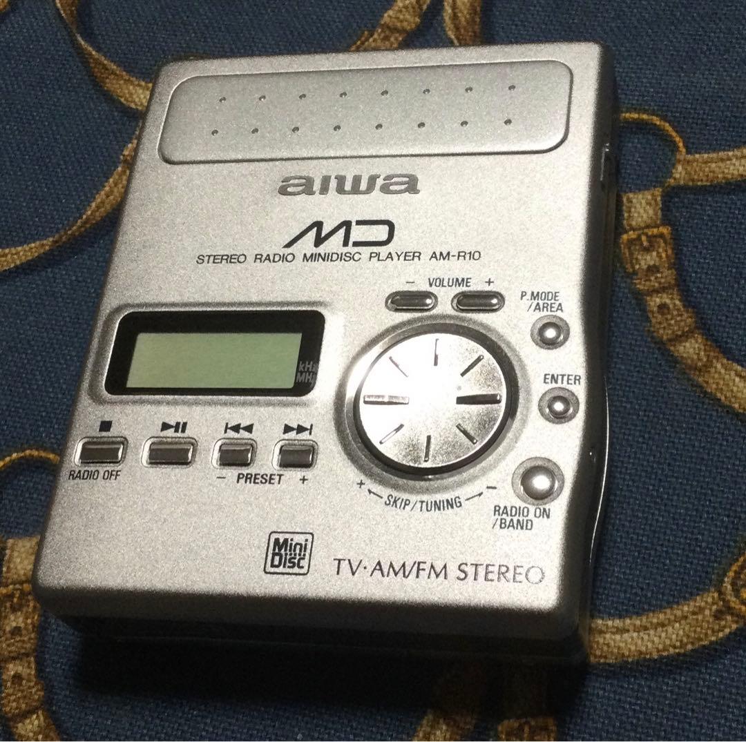 良品 AIWA MDレコーダー AM-R10 ジャンク扱い