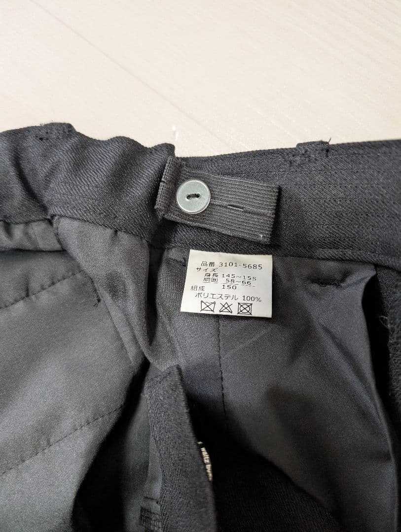 BEAMS DESIGN フォーマルスーツ&Yシャツ&ネクタイ付黒150