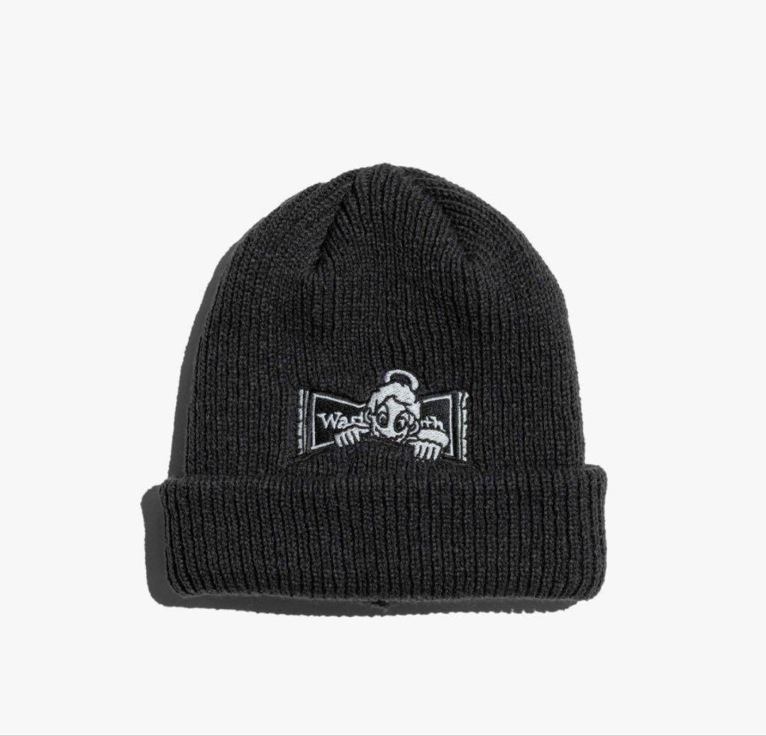 WASTED YOUTH TAPPEI BEANIE ビーニー CHARCOAL