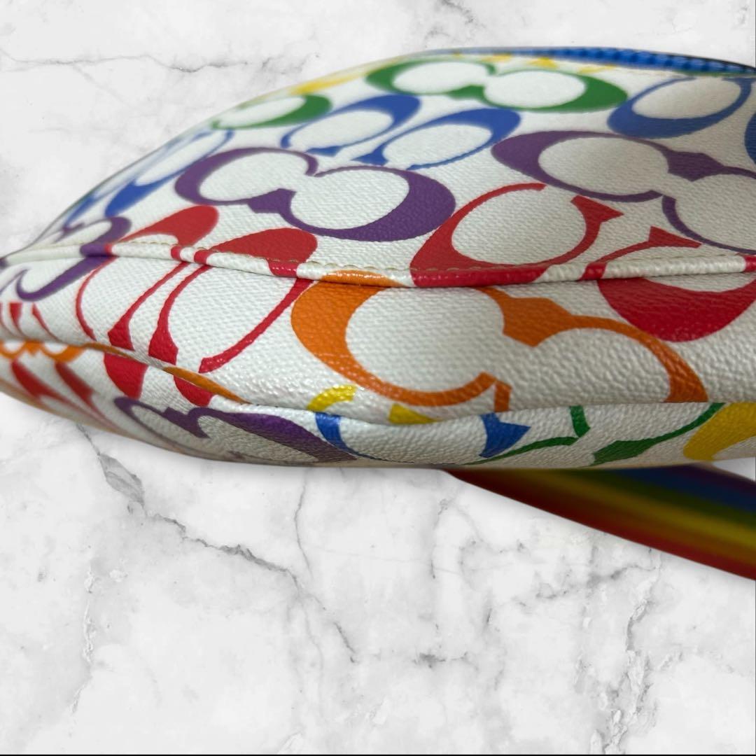 【極美品希少】COACH RAINBOW 2472 ウエストポーチ PVCレザー