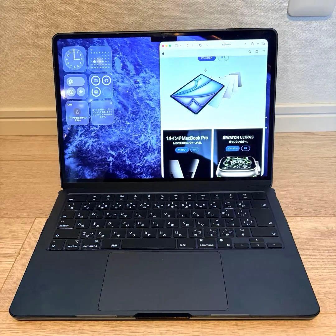 MacBookAir M2 13inch メモリ16GB SSD516GB
