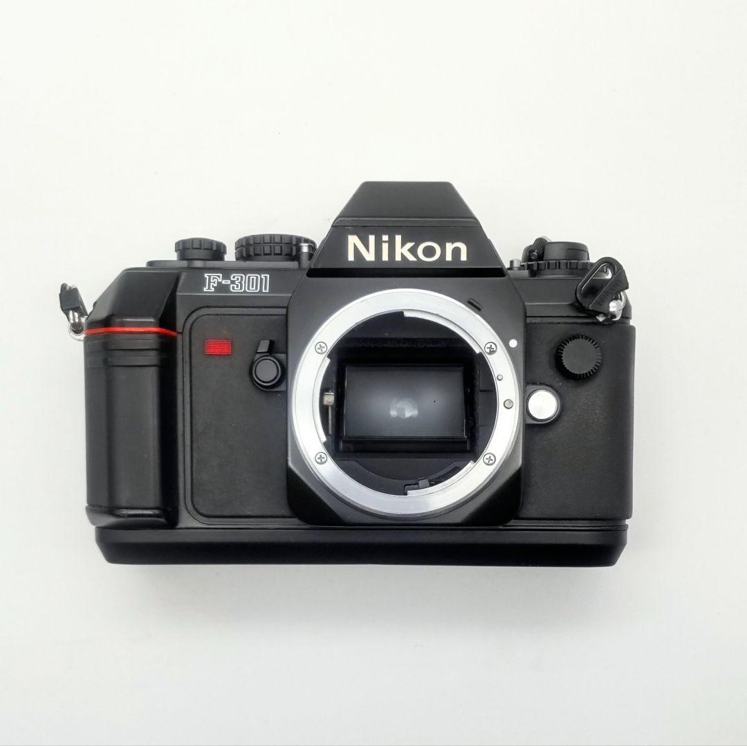 【完動品◆極美品】懐かしくエモい写り◆旧ロゴNikon F-301レンズセット
