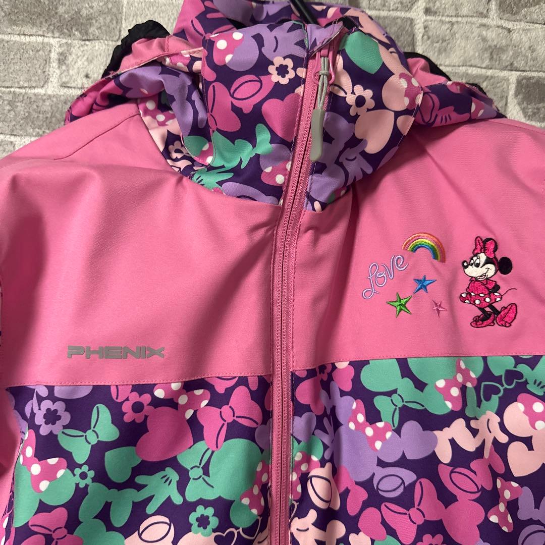PHENIX ミニーマウス柄 スキーウェア (子ども用)