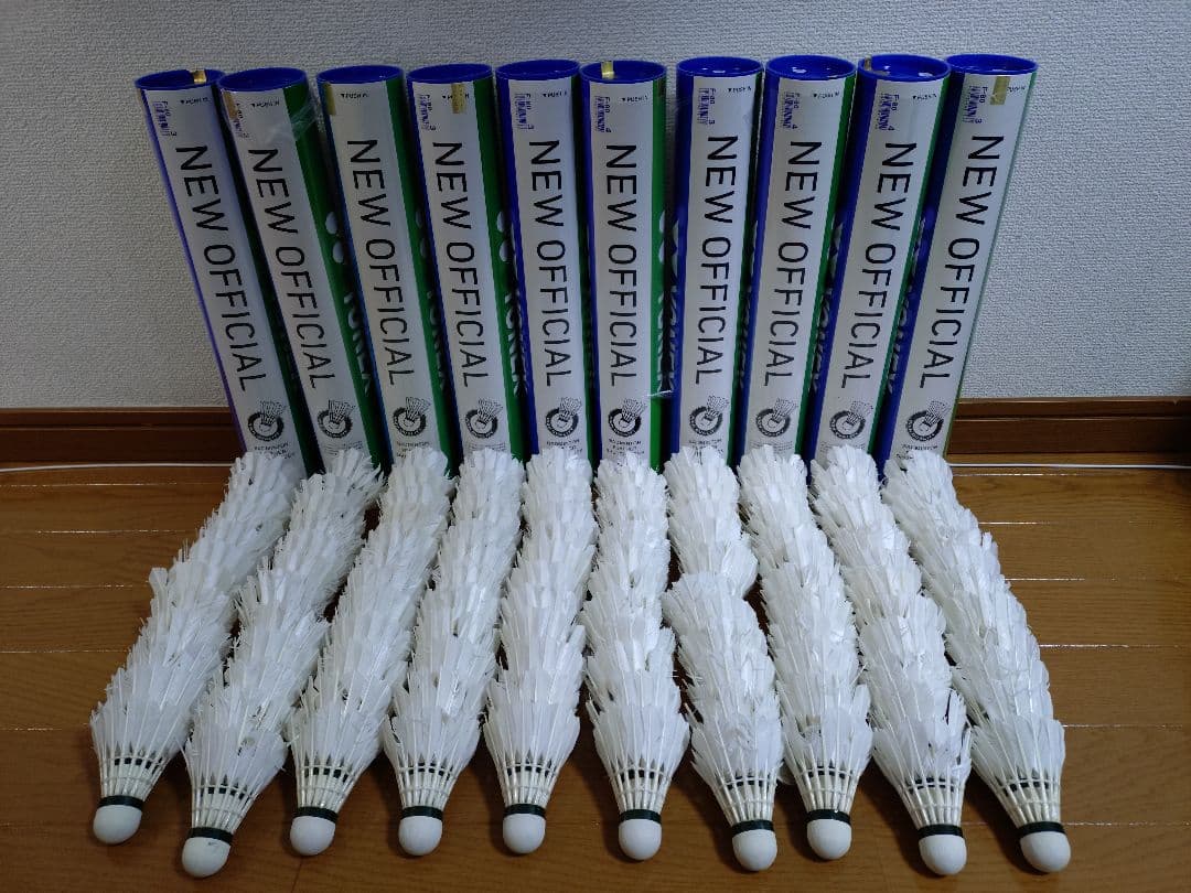 YONEX　ニューオフィシャル120球 ヨネックス　ノック用+おまけ17球