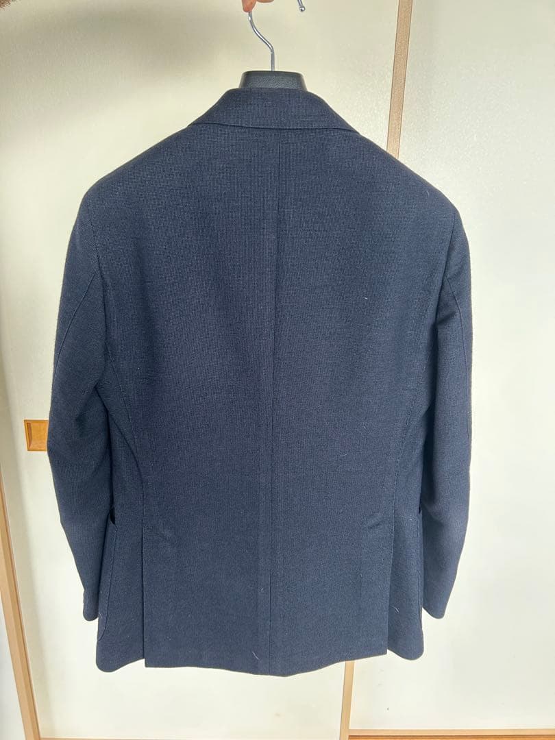 y*6様 【LARDINI】ネイビー ダブルブレスト テーラードジャケット 42