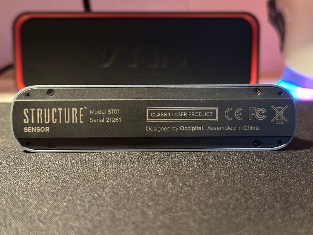 Occipital structure sensor ST01 3Dスキャナ