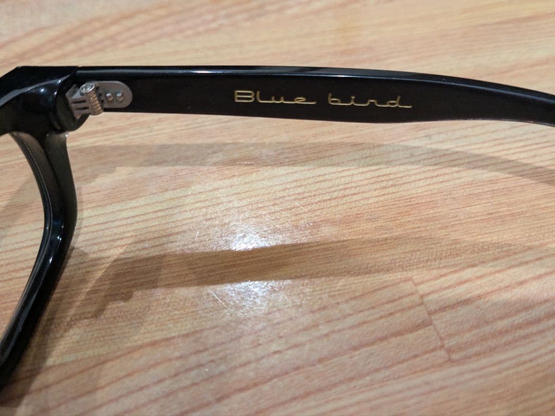 ブルコ　Blue bird ブラック サングラス ケース付き