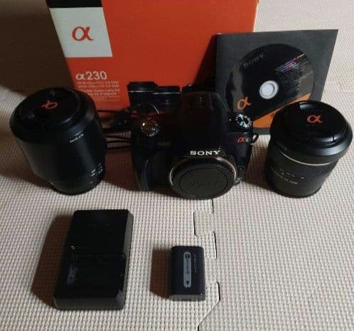 ソニー SONY α230 望遠ダブルズームレンズセット