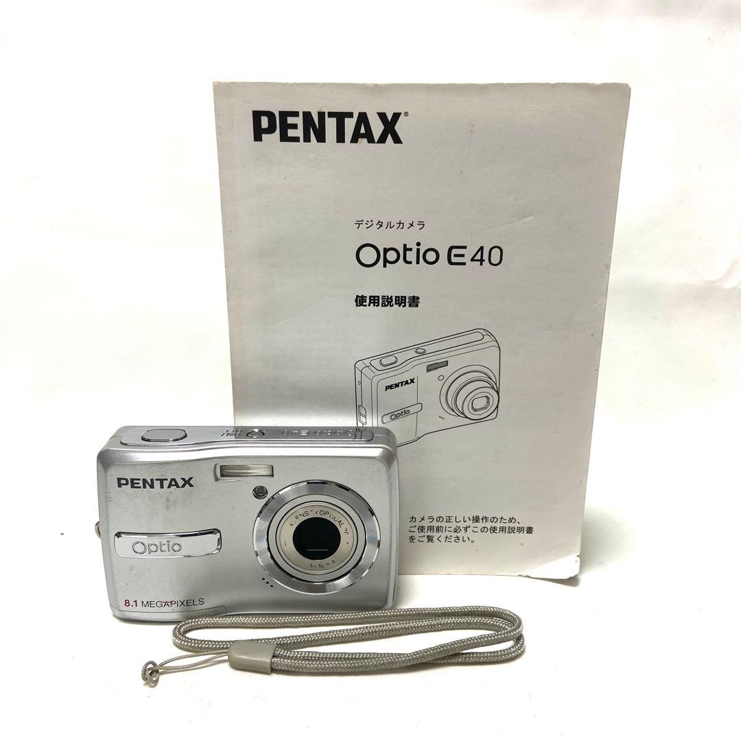 PENTAX Optio E40 コンパクトデジタルカメラ 動作品