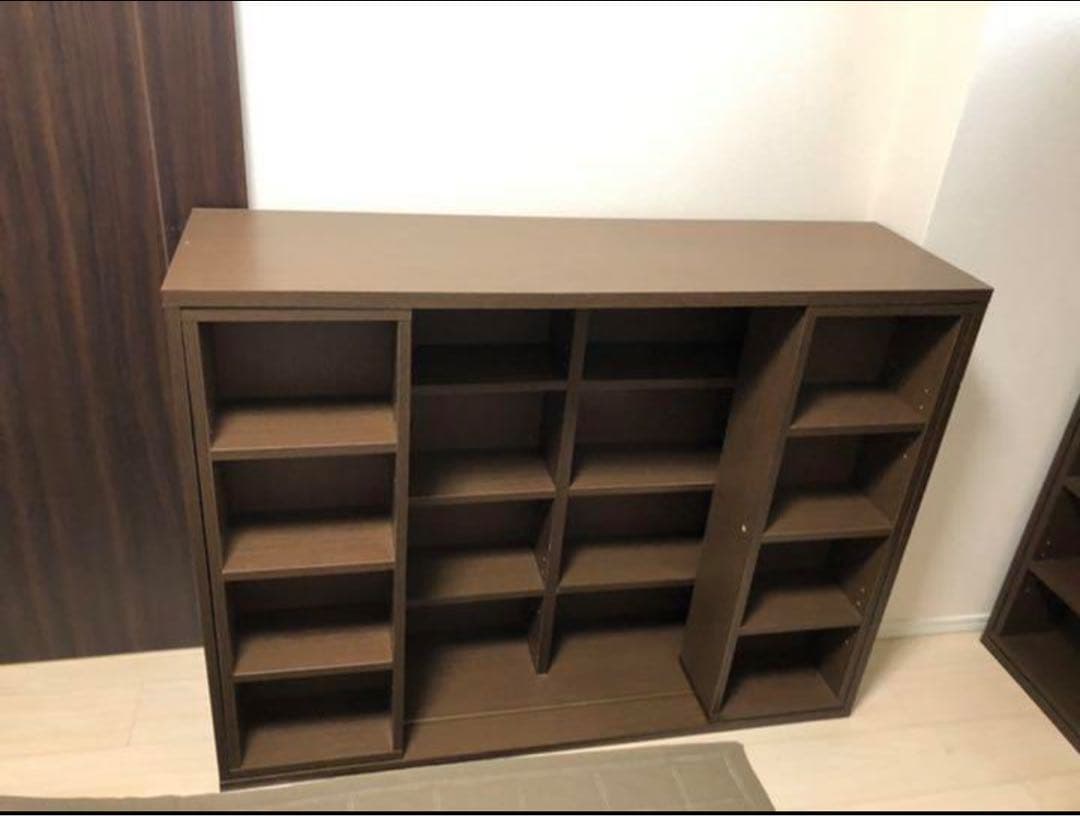 ダブルスライド収納本棚(送料込み)