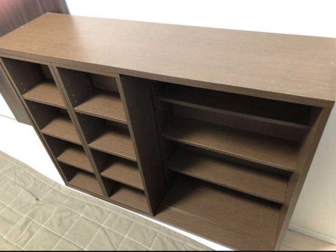 ダブルスライド収納本棚(送料込み)