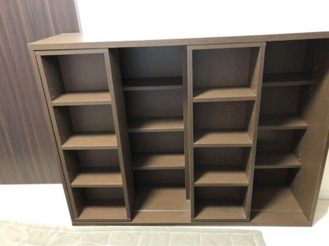 ダブルスライド収納本棚(送料込み)