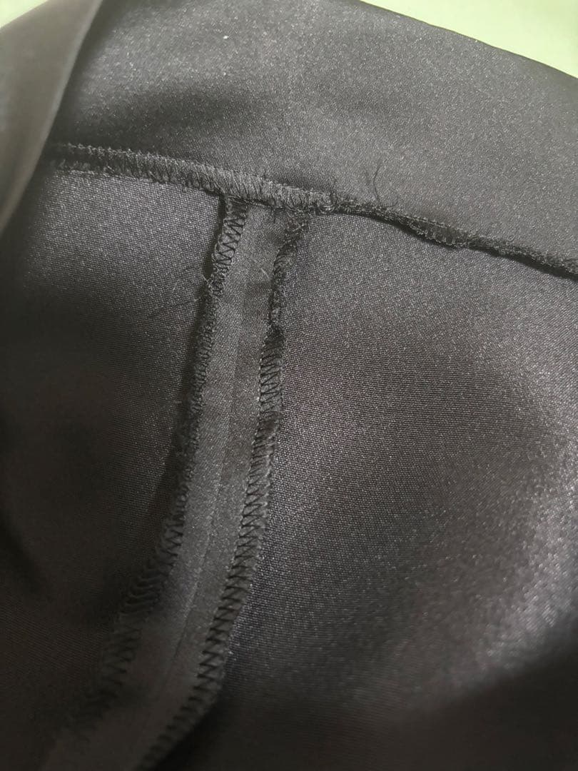 【専用】heve サテンフレアガウチョパンツ　ブラック　36