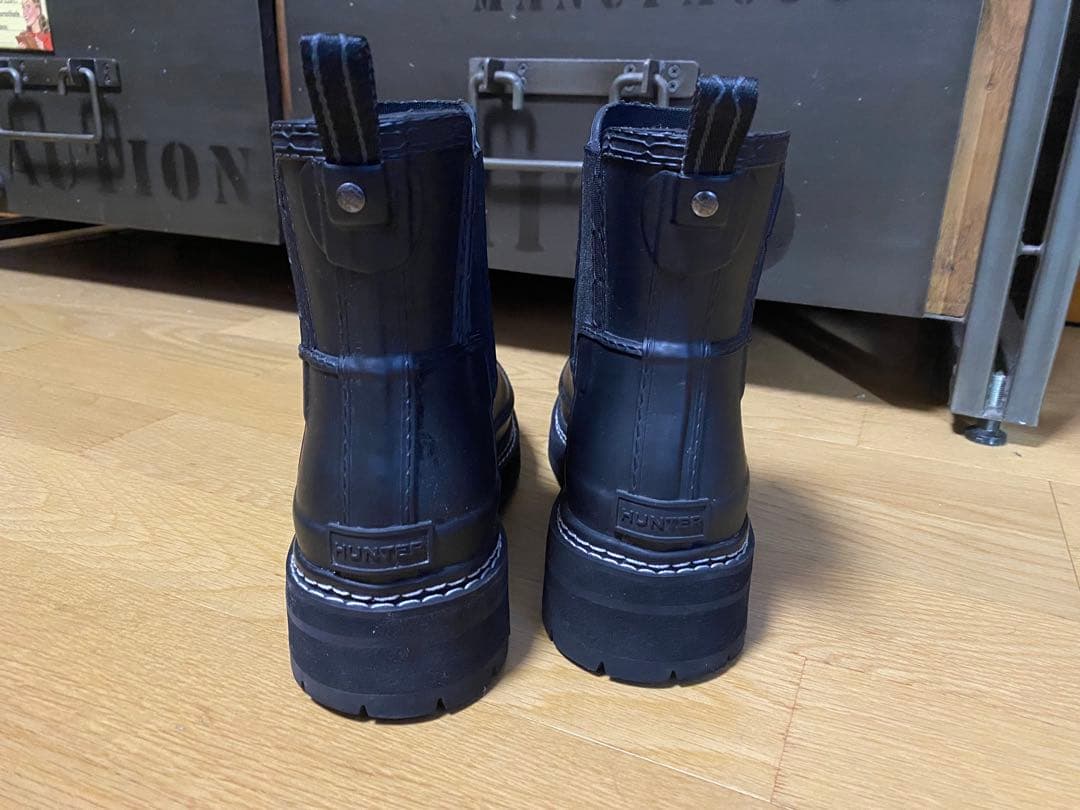 【美品】箱あり HUNTER レインブーツ