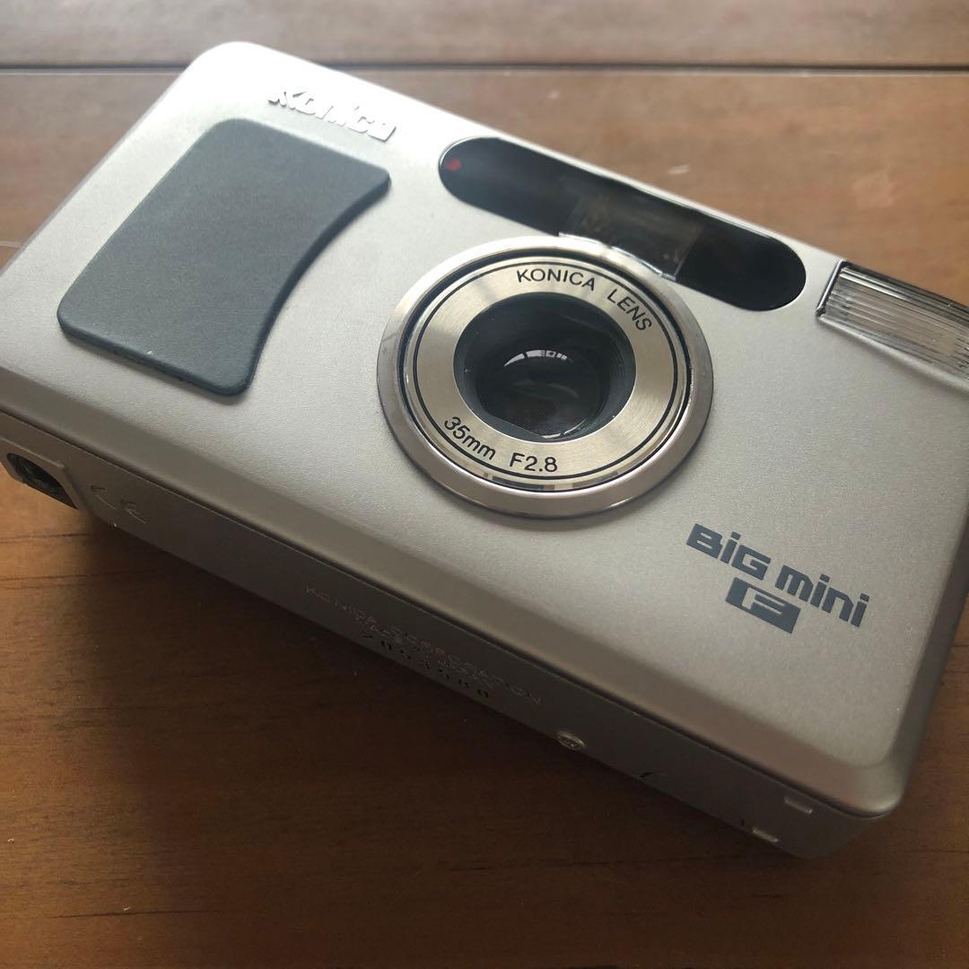フィルムカメラ Konica Bigmini F 難あり コンパクトフィルム