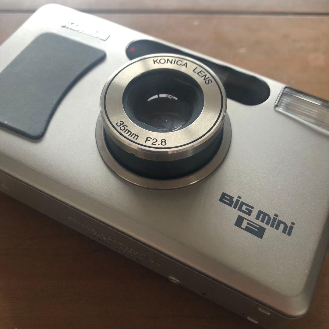 フィルムカメラ Konica Bigmini F 難あり コンパクトフィルム