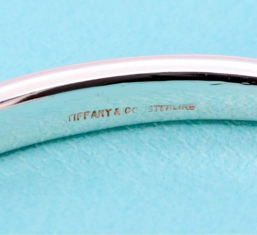 希少 ティファニー シルバー カフ バングル ブレスレット
