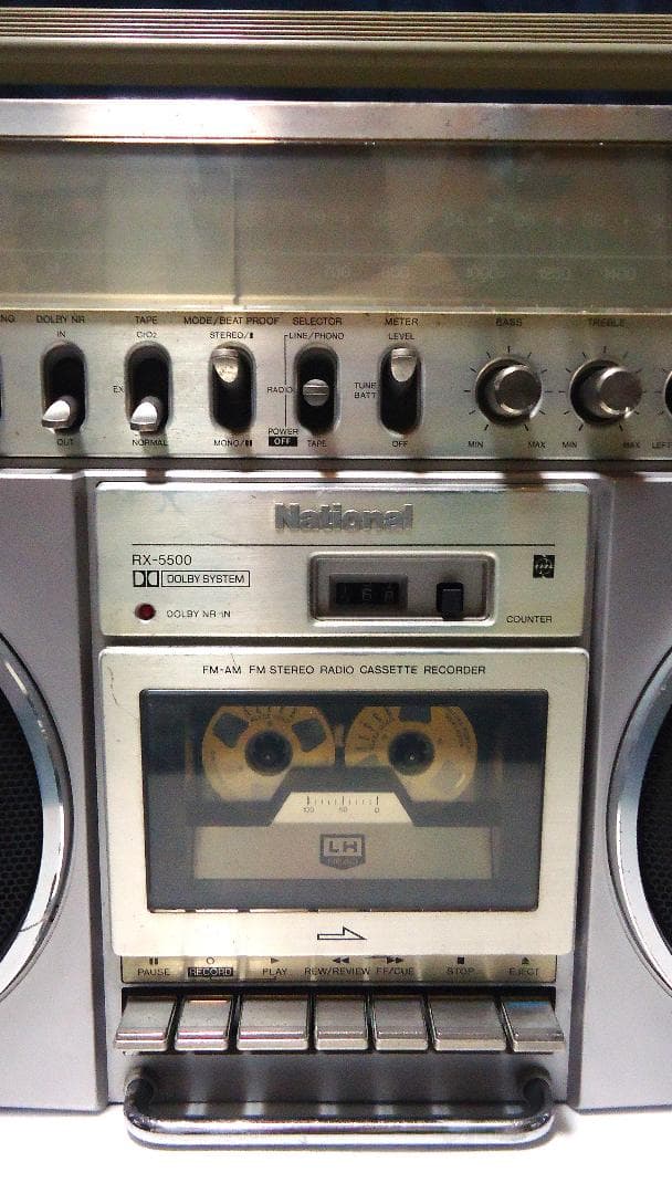 ♪昭和銘機 整備清掃ラジカセ National Disco MACRX-5500