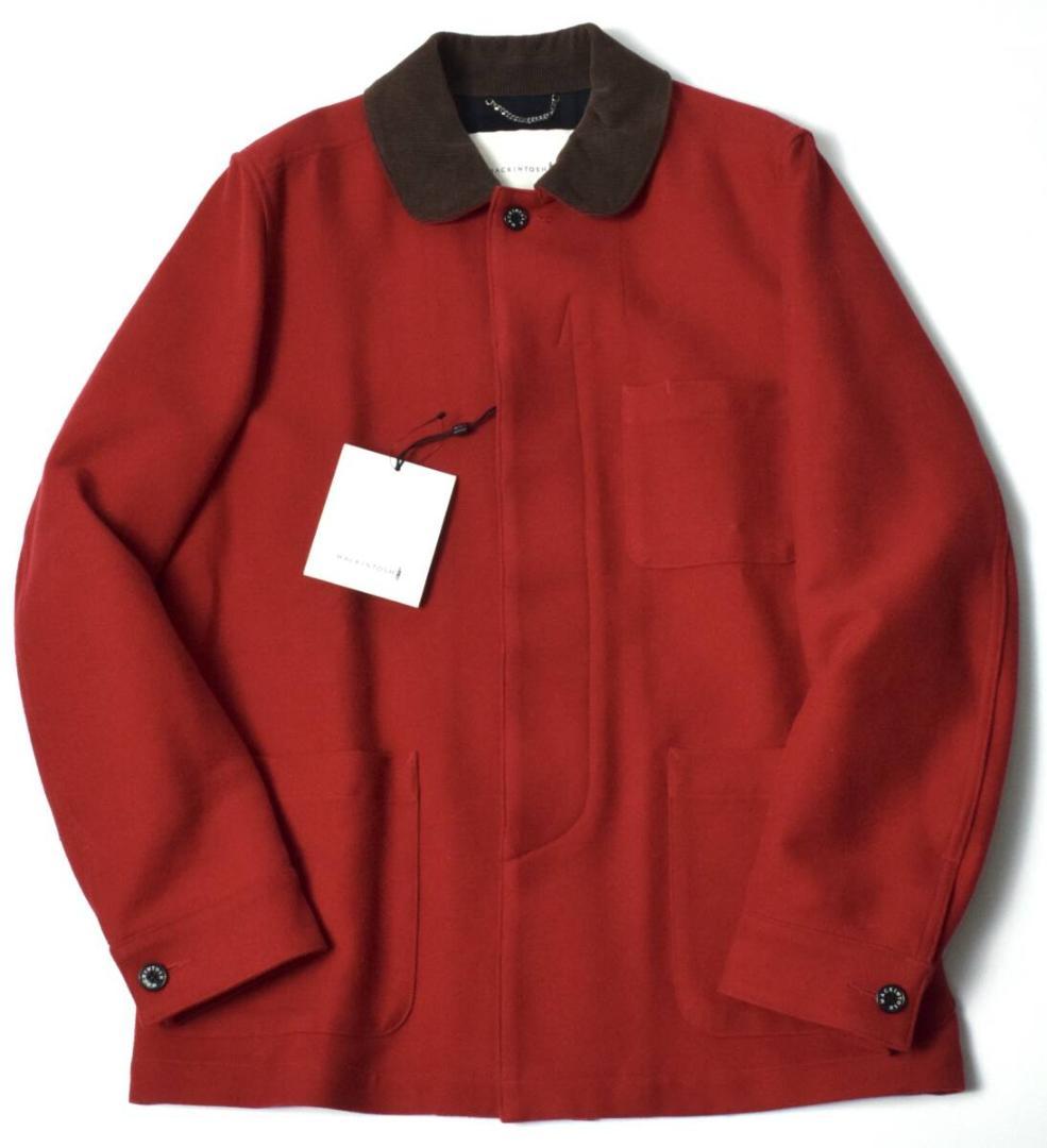 未使用 マッキントッシュ COOKNEY ミリタリー カバーオール 36 レッド