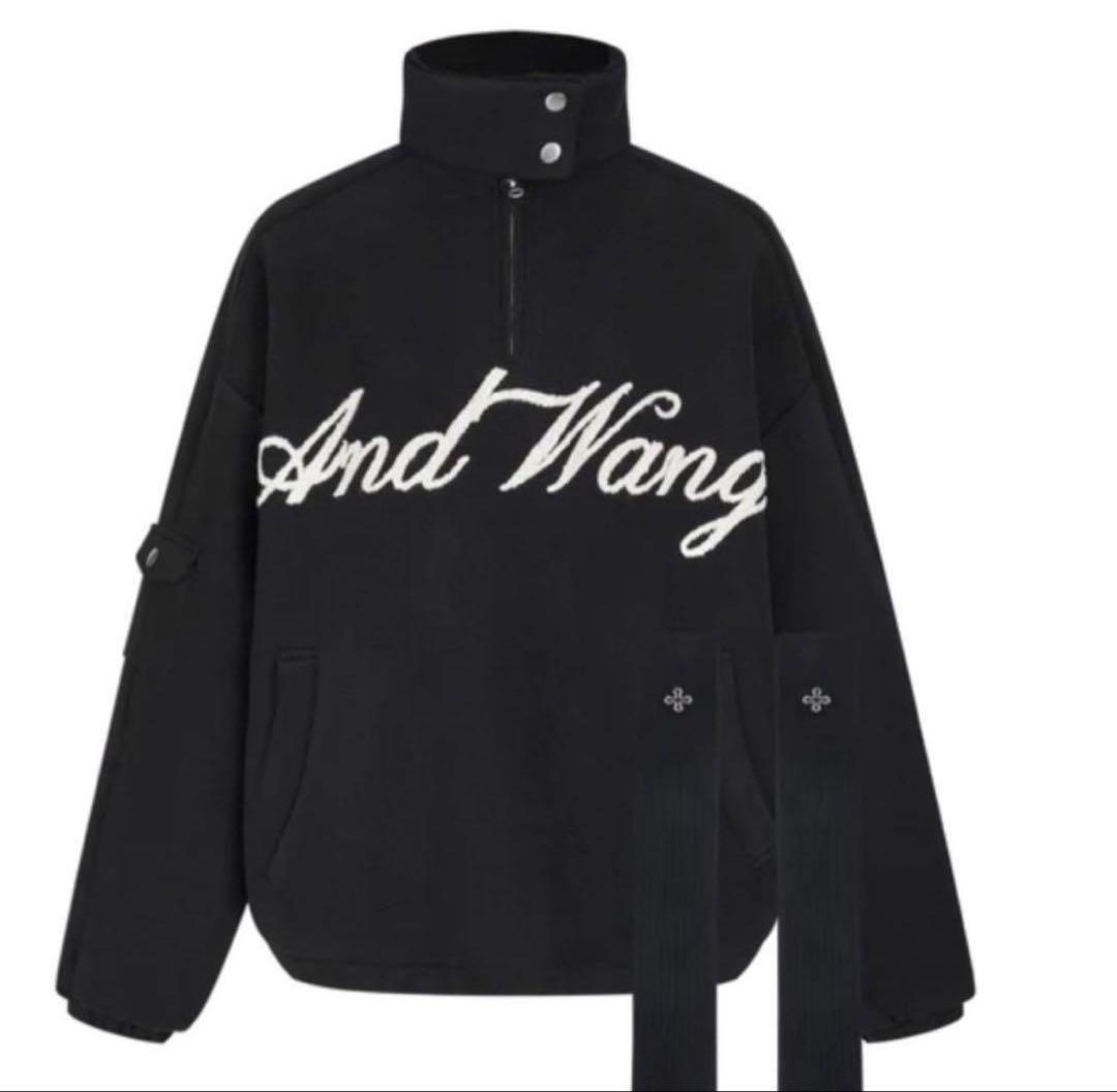 トップス ANDWANG Fluffy Fleece Set black
