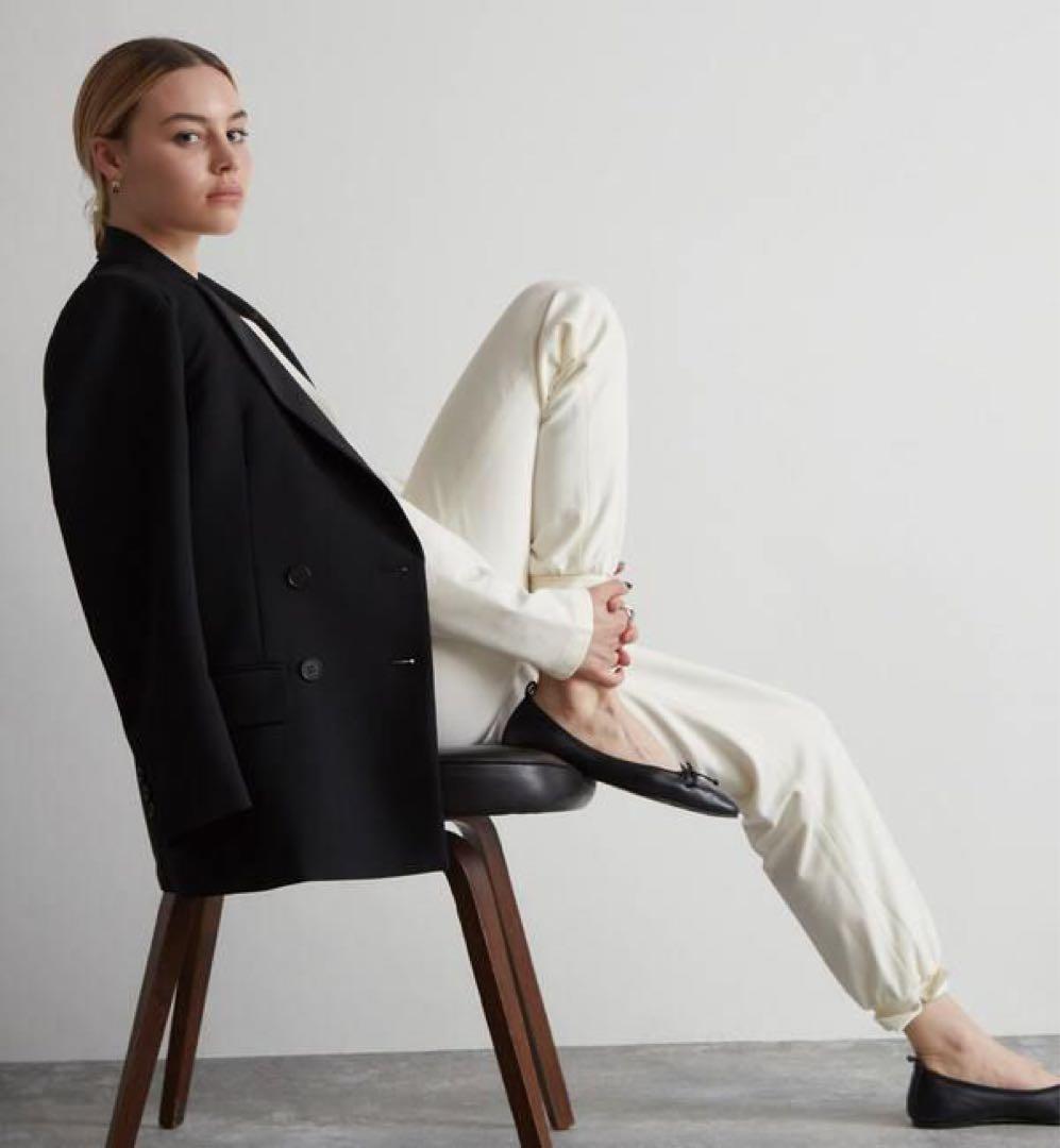 リエス　ピークドジャケット　ブラック