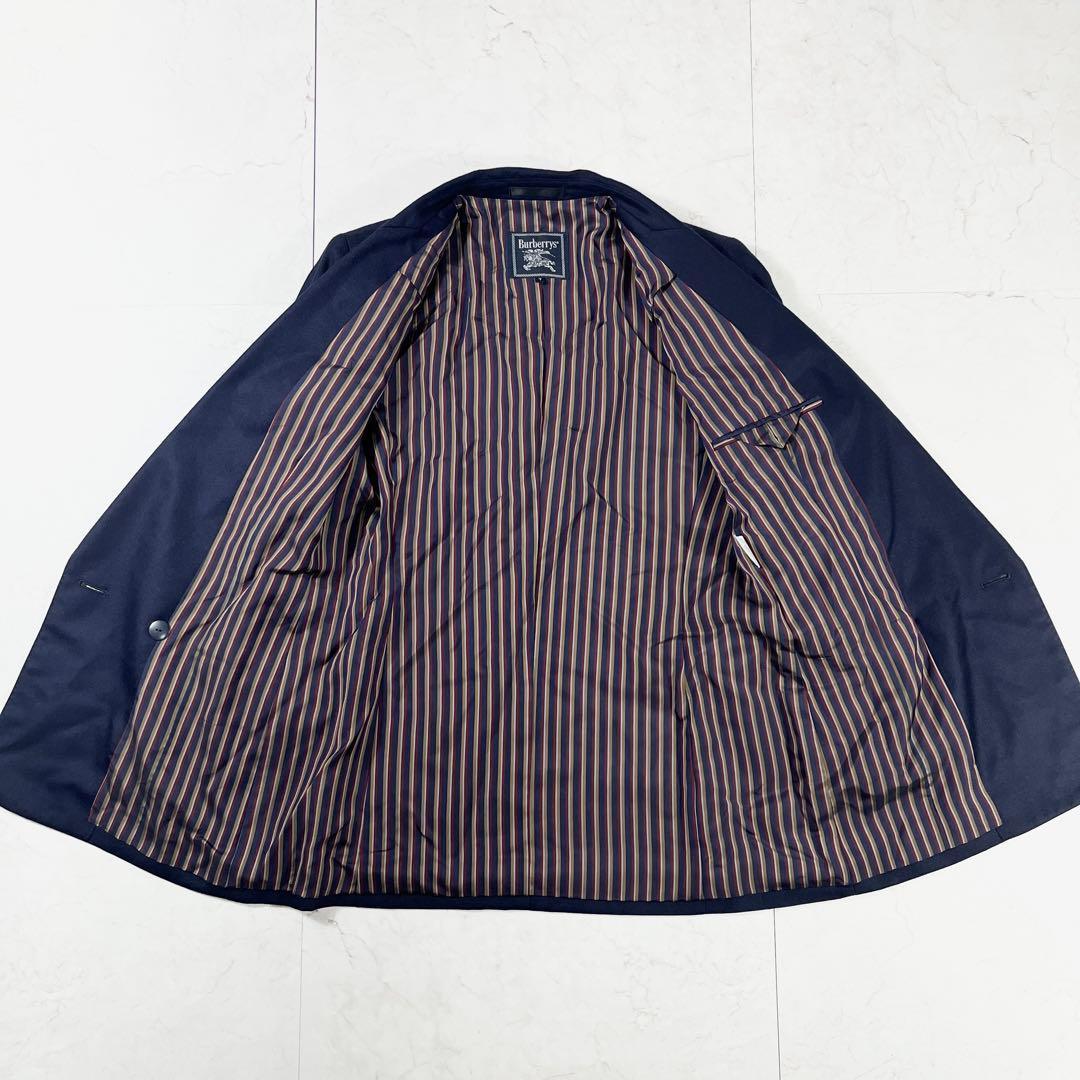 ✨未使用級 バーバリーズ ダブルテーラードジャケット 刻印ボタン カシミヤ