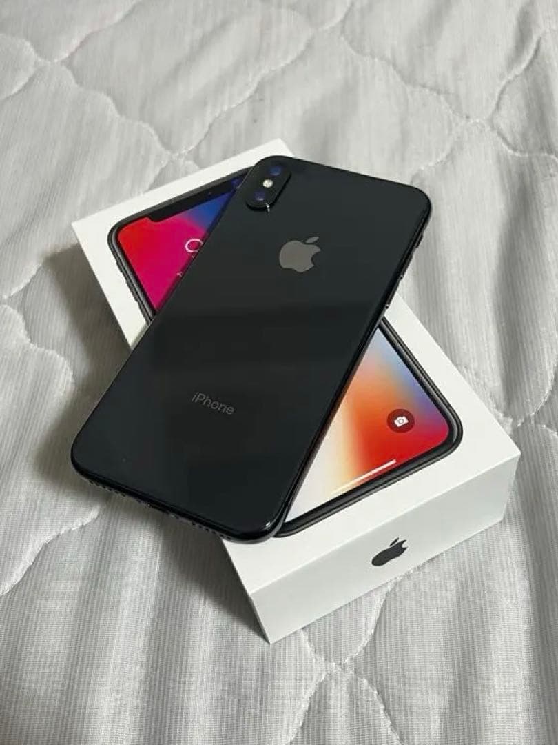 Apple iPhone X 64GB スペースグレー 本体