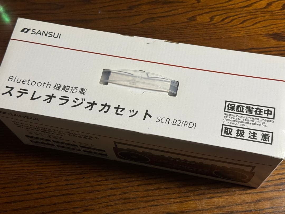 SANSUI/Bluetooth機能搭載ステレオラジオカセット ラジカセ