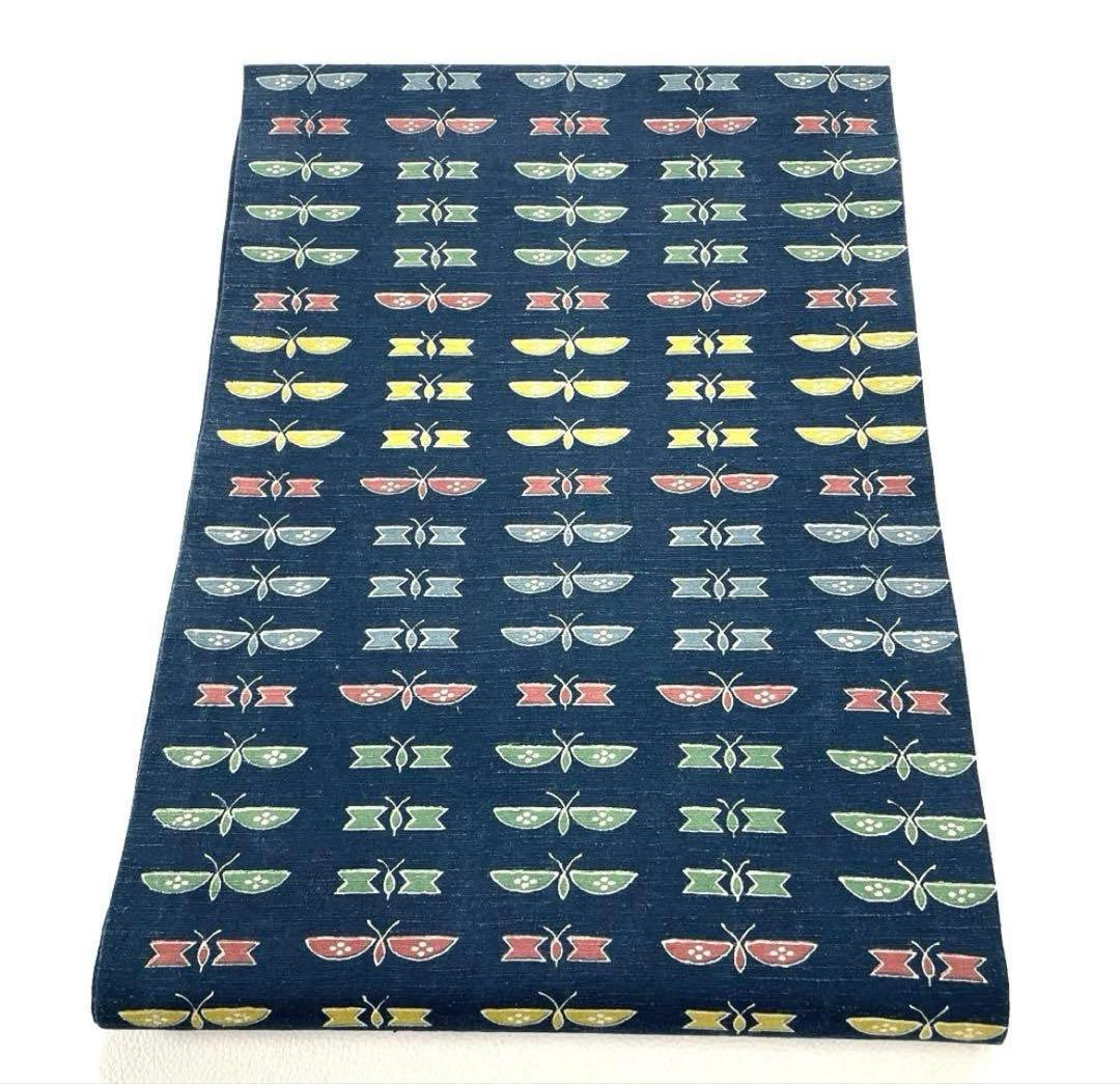 専用帯5080 2484 二点セット●絲藝苑 上島洋山 能州紬 高級 正絹