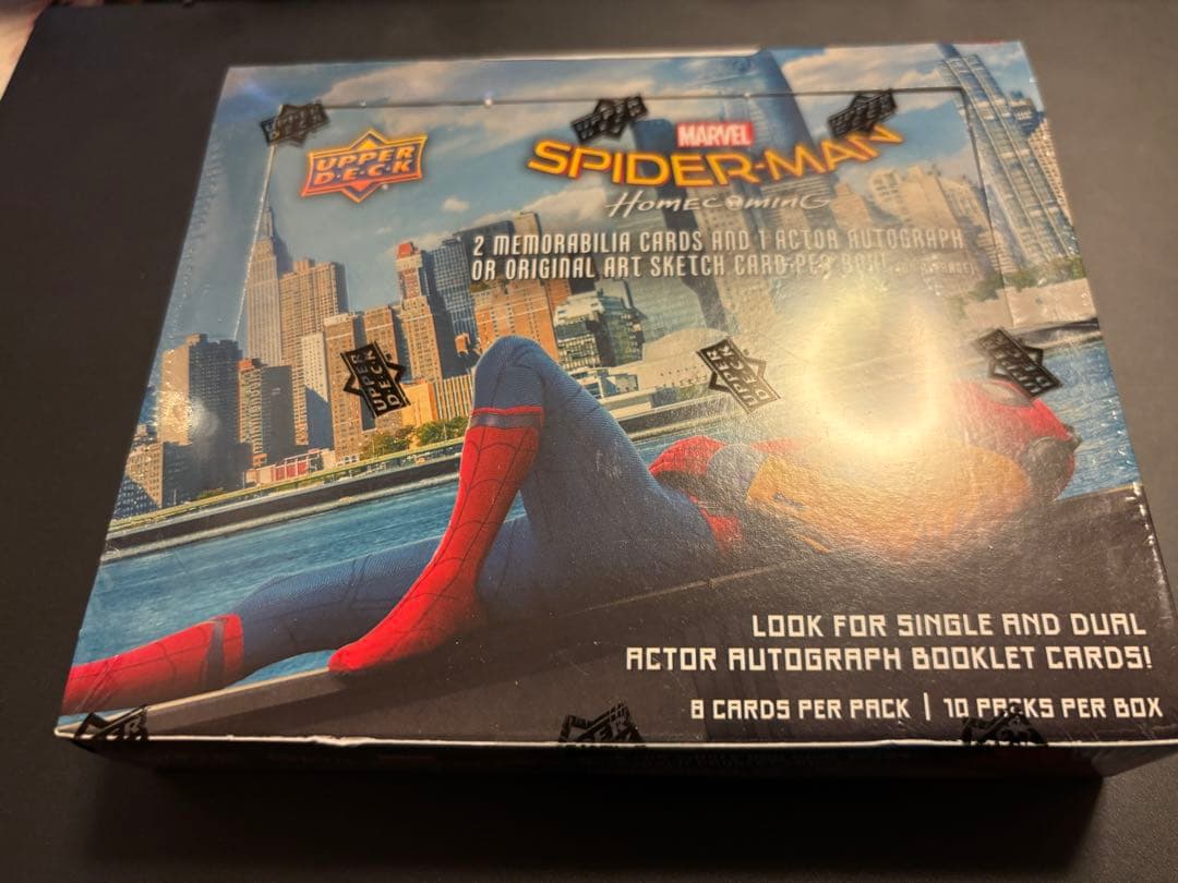 UPPER DECK Marvel スパイダーマン ホームカミング 未開封BOX
