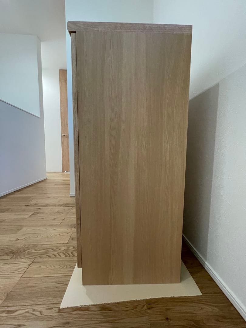 ナチュラルウッド シューズラック