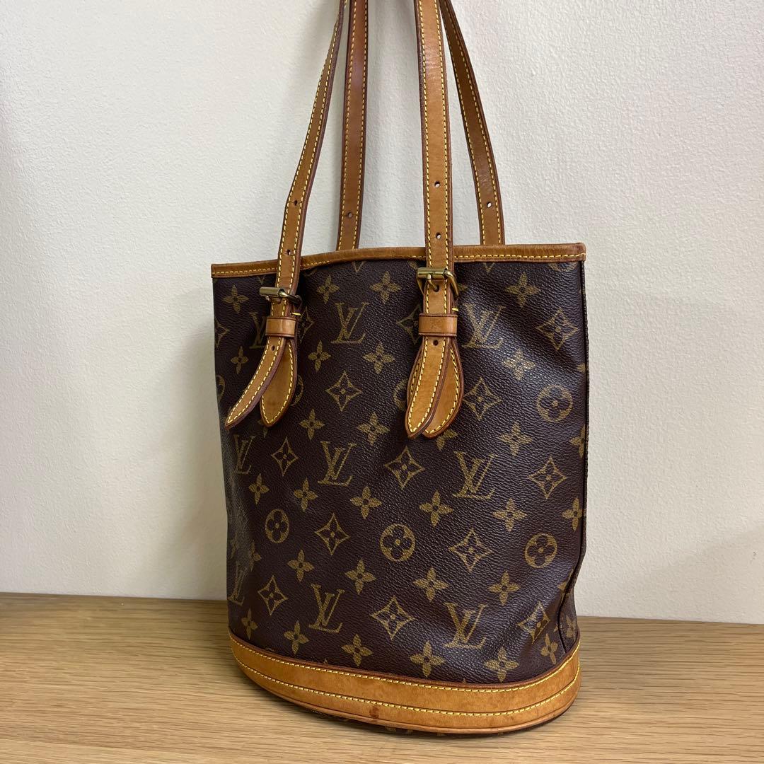 ルイヴィトン　モノグラム　M42238 バケットPM バケツ小　ポーチ無