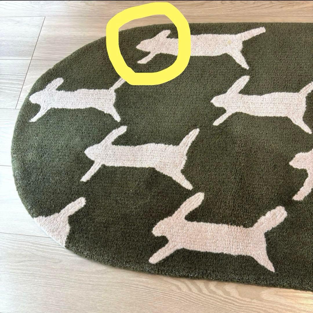 ミナペルホネン　runrunrun　ランランラン　ラグマット　北欧　完売品