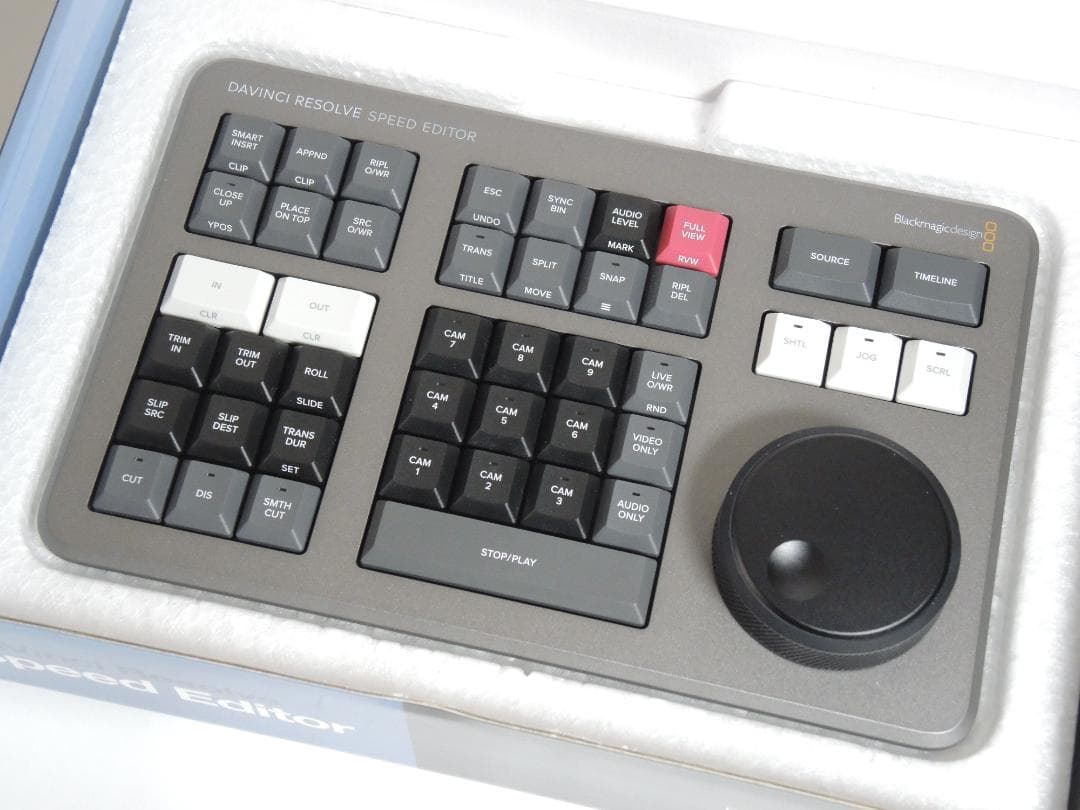 DaVinci Resolve Speed Editor キーボード