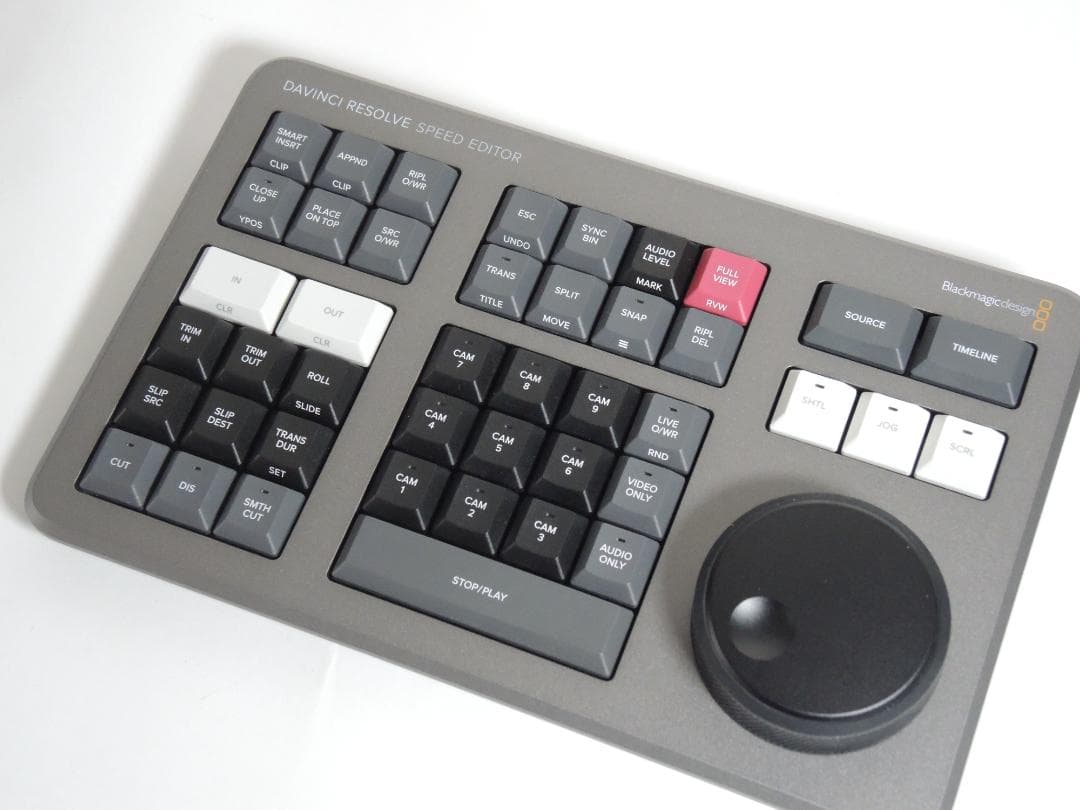 DaVinci Resolve Speed Editor キーボード
