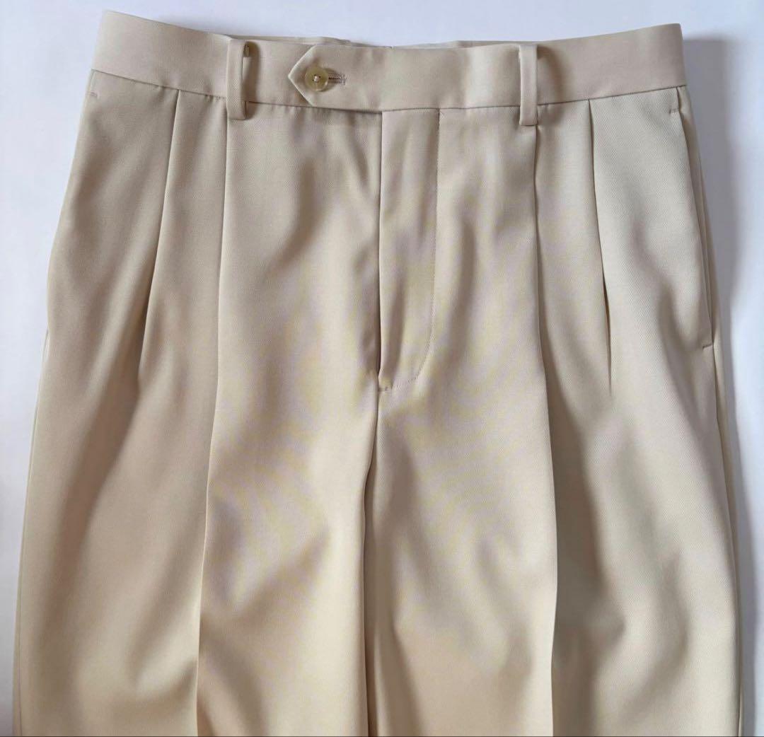 AURALEE ライトウール マックス ギャバジン 2タック スラックス