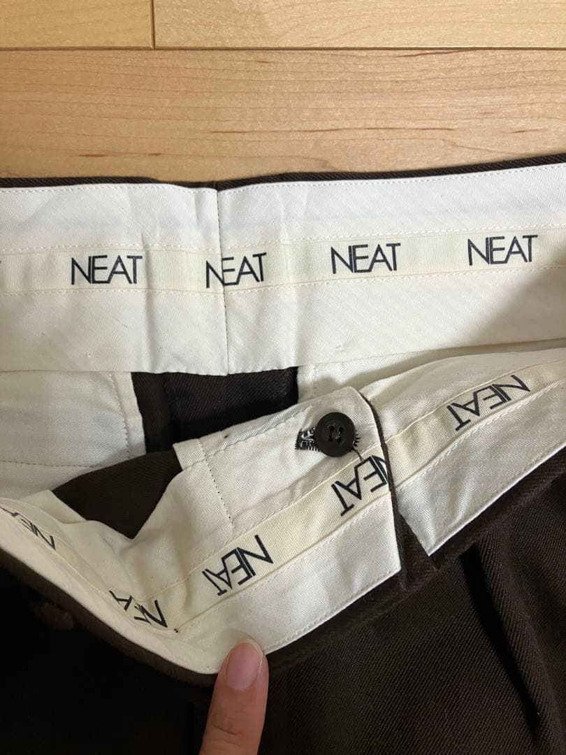NEAT スラックス ブラウン 46